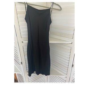 Chasor black slip dress size medium